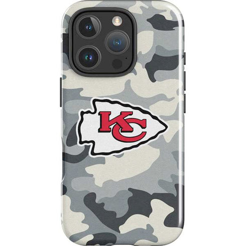 NFL Kansas City Chiefs Camo iPhone 16 Pro Max Impact Case